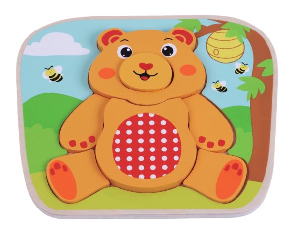 Bear puzzle wooden toy 1