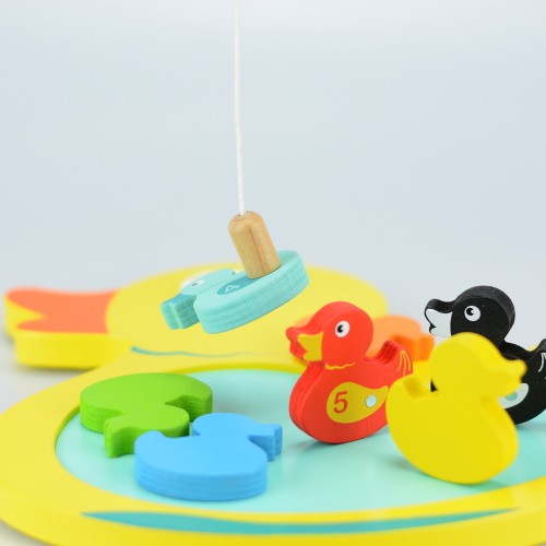 Duck game wooden toy 3