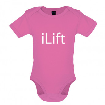ILift baby Bodysuit, Bubblegum Pink