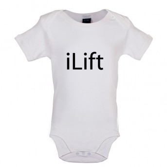 ILift baby Bodysuit, White