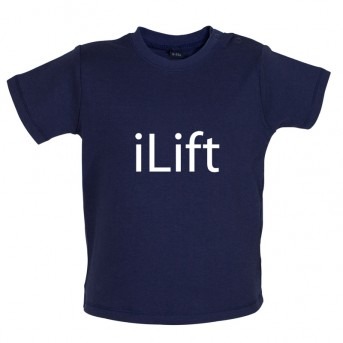 ILift baby Tshirt, Nautical Navy